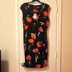 Ralph Lauren Navy Blue and Floral Dress